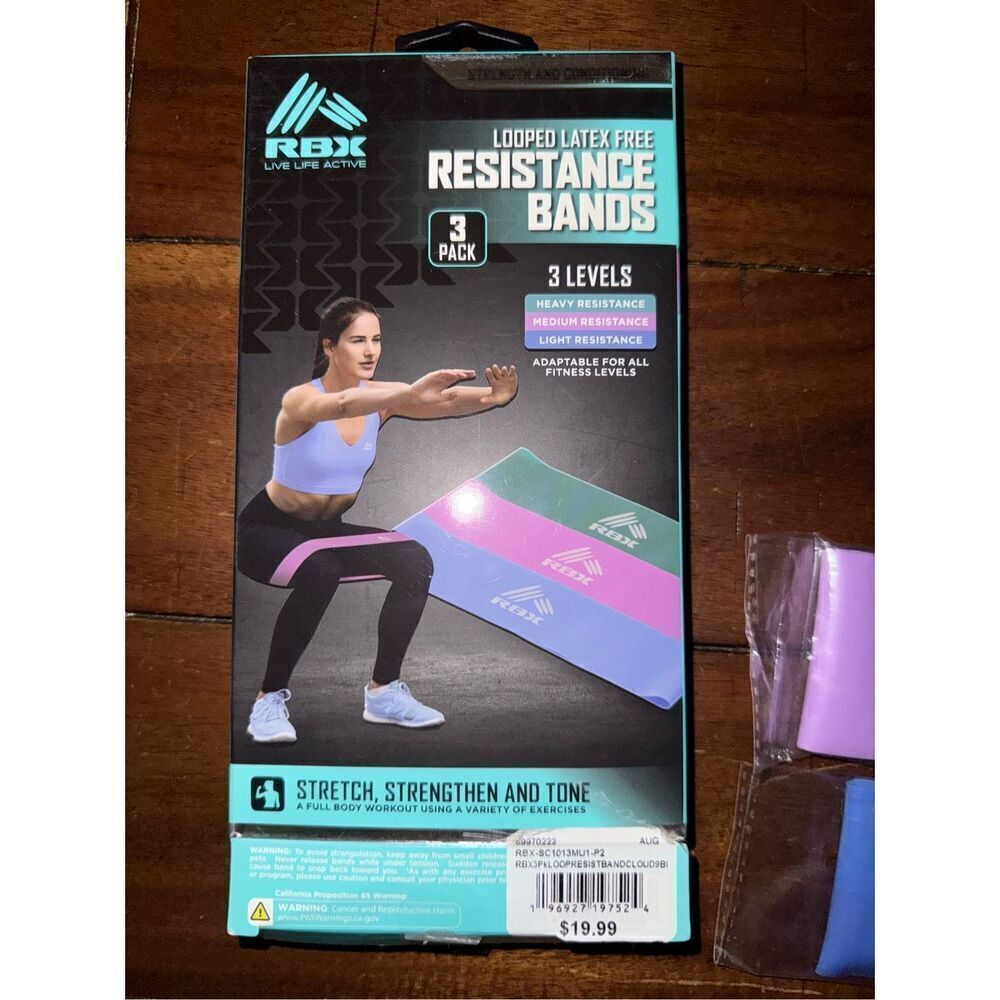 RBX Resistance Bands- Medium and Light